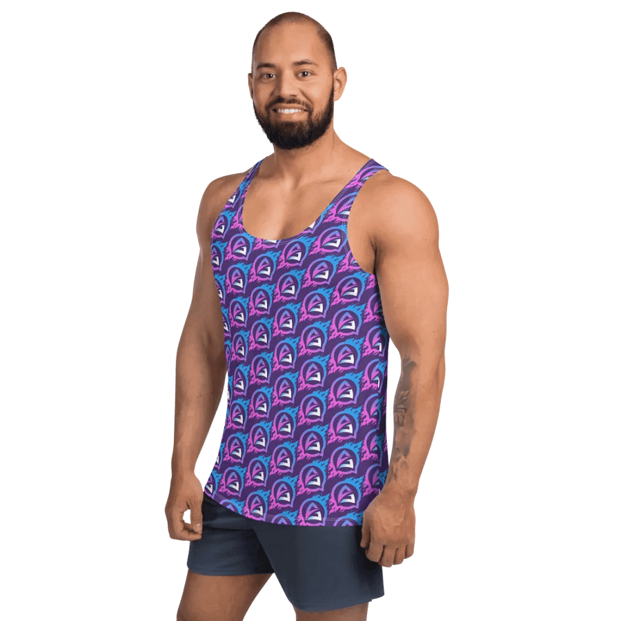 Flexing Astonished All-Over Print Tank product image (2)