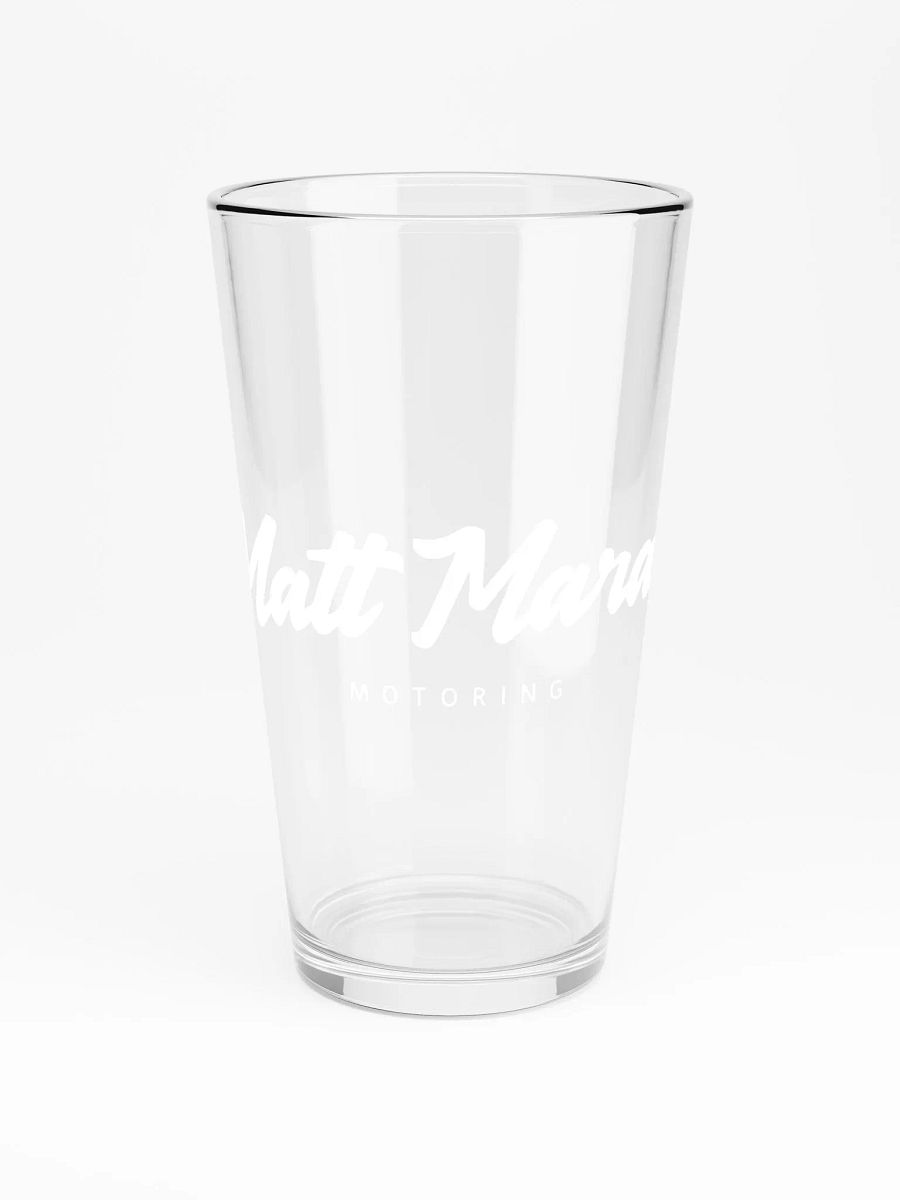 Matt Maran Motoring Shaker Pint Glass product image (3)
