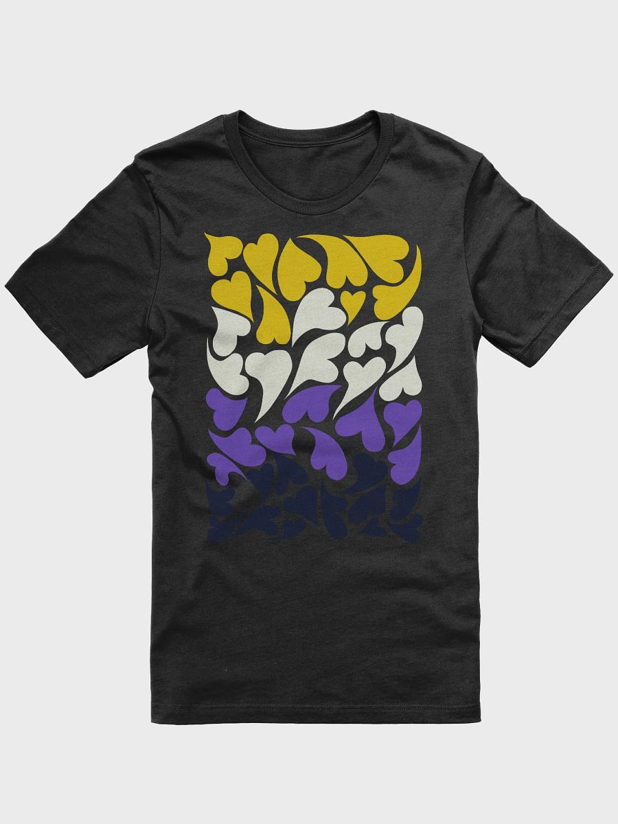 Nestled PRIDE Nonbinary T-shirt product image (1)