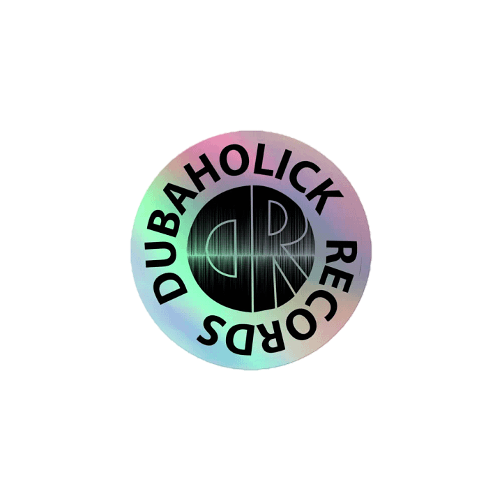 DR Circle Monogram Holographic Sticker Set product image (1)