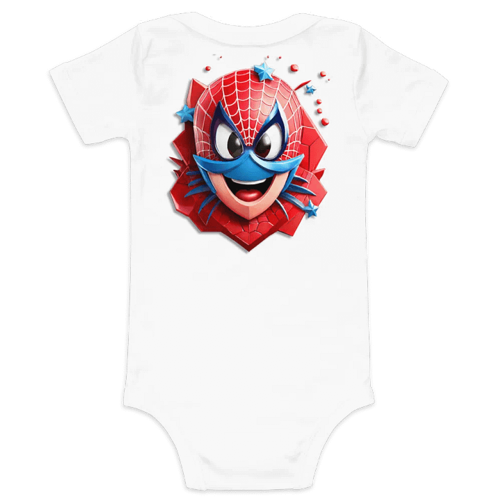 Smiling Spiderman Baby Short Sleeve One Piece product image (2)