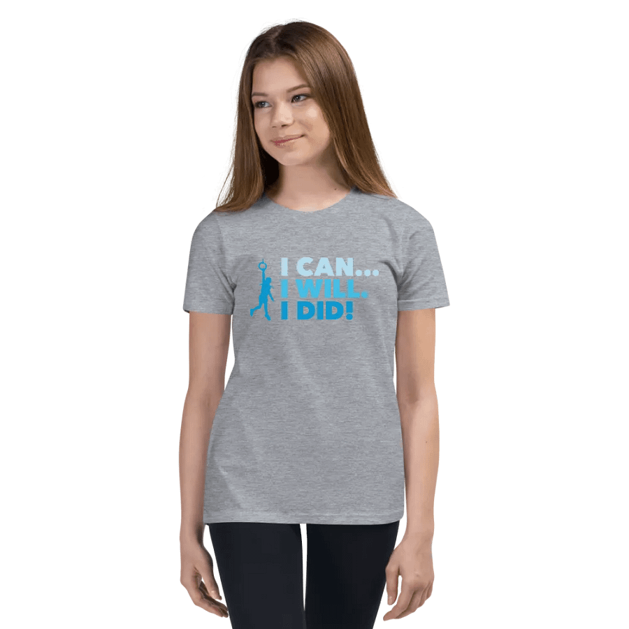 I Can... I Will. I Did! Blue Kids Tee product image (3)