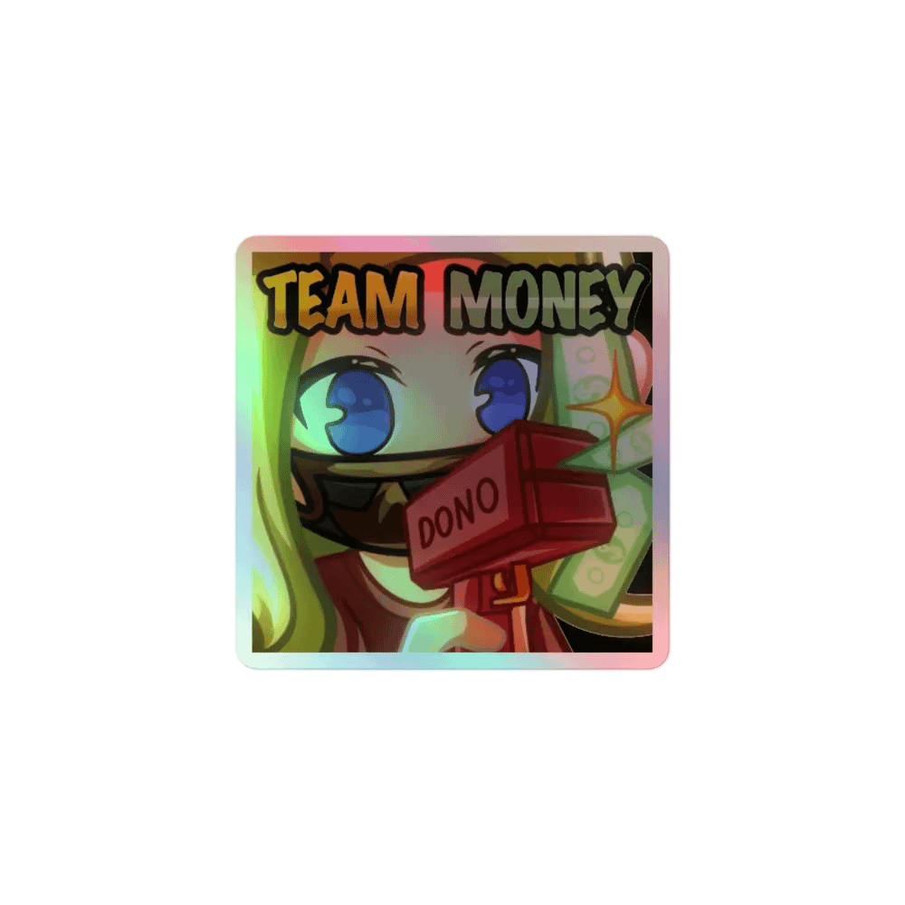 TGSR Team Money Holographic Sticker Set product image (1)