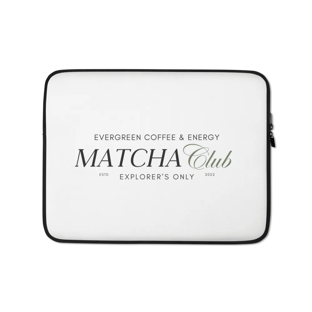 Matcha Club Laptop Case | Sip Society product image (1)