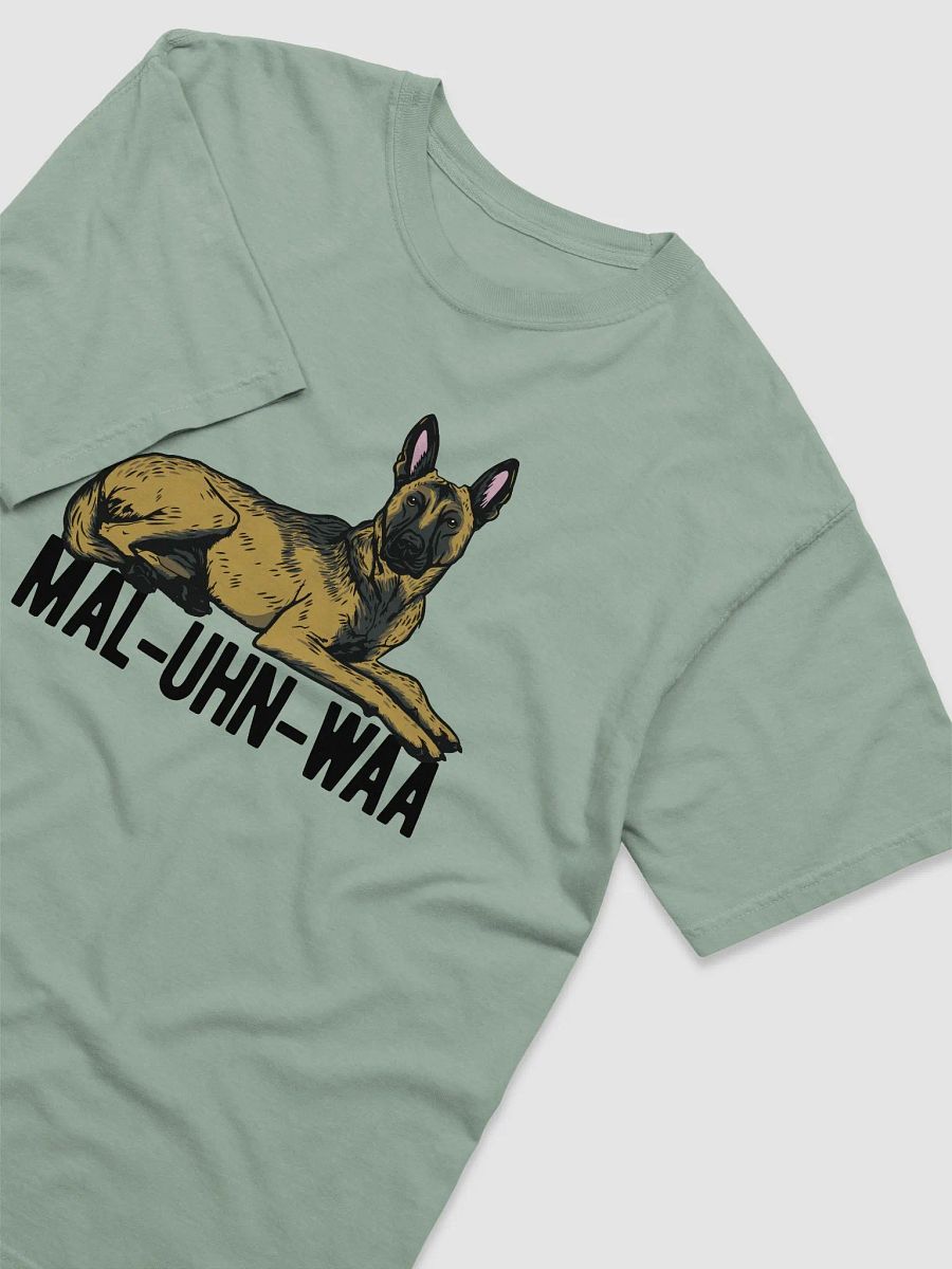 Mal-Uhn-Waa T-Shirt of a Belgian Malinois | Funny T-Shirt for Belgian Malinois and Herding Dog Owners product image (6)
