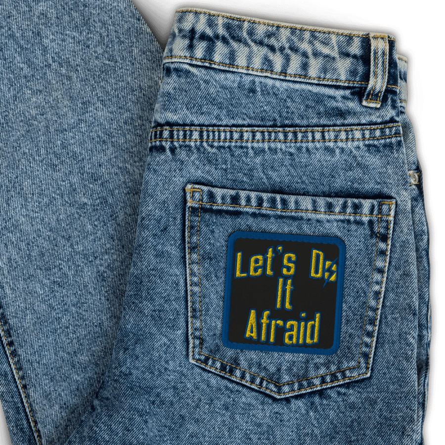 Let's Do It Afraid Morale Patch product image (3)
