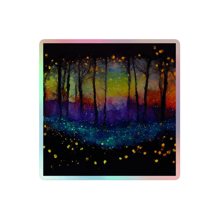 Enchanted Forest Holographic Sticker Sheet product image (2)