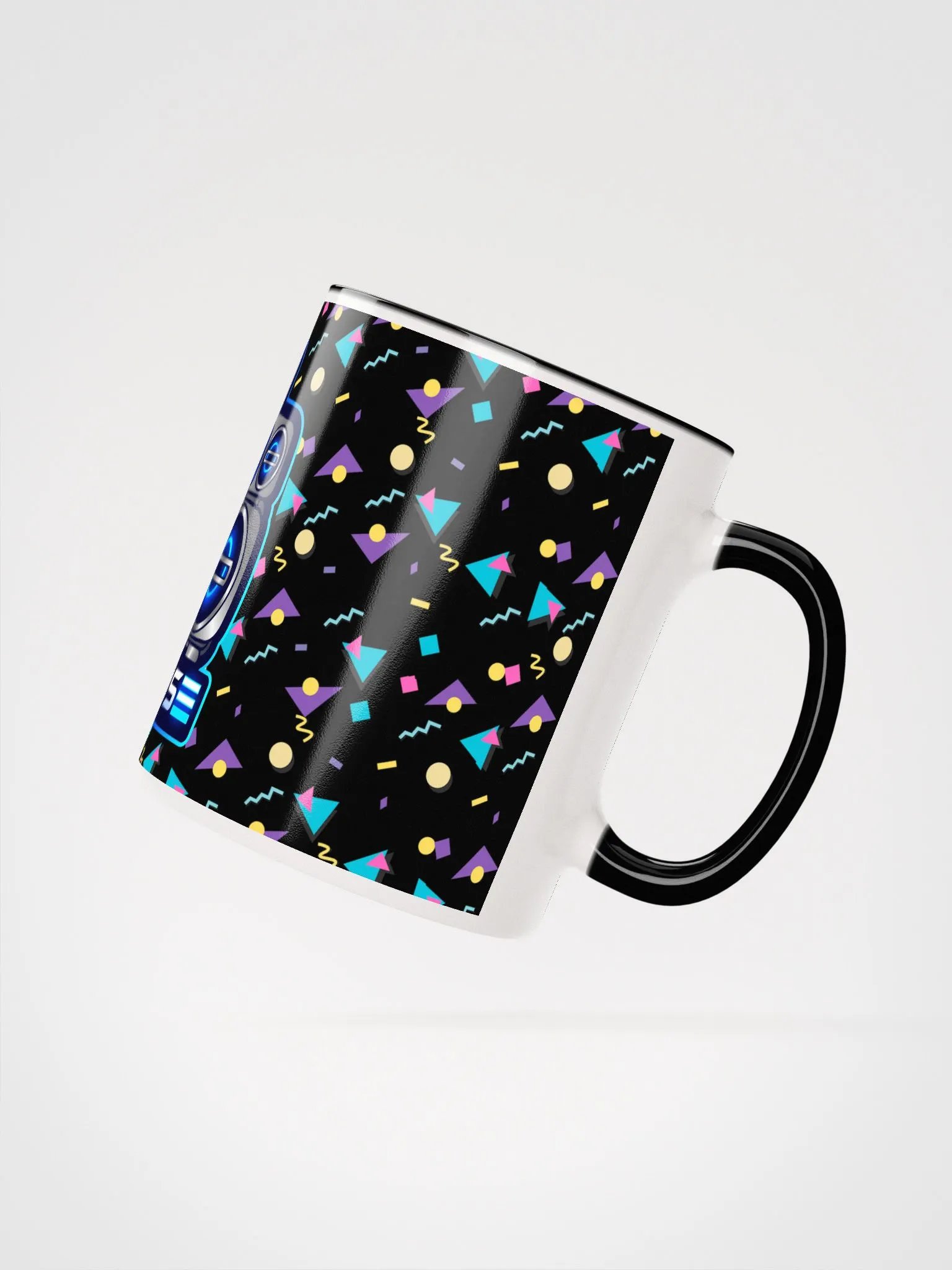 Two-Tone Coffee Mug - Boombox with inside color product image (5)