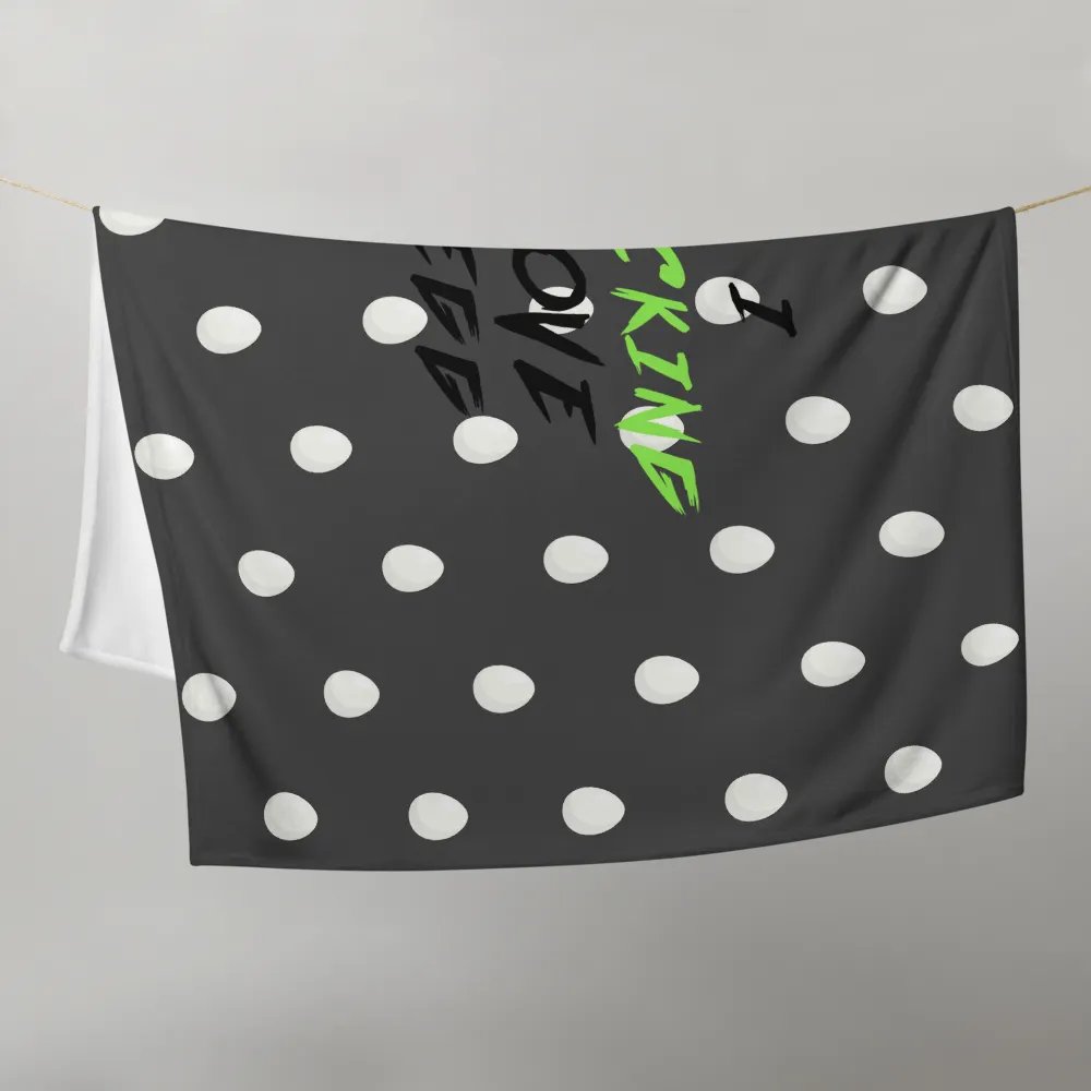 LOVE EGG throw blanket product image (21)