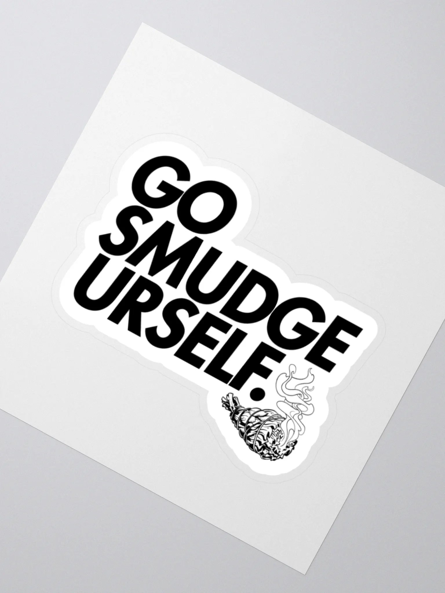 Go Smudge Urself (Stick Kiss Cut Stickers) product image (2)