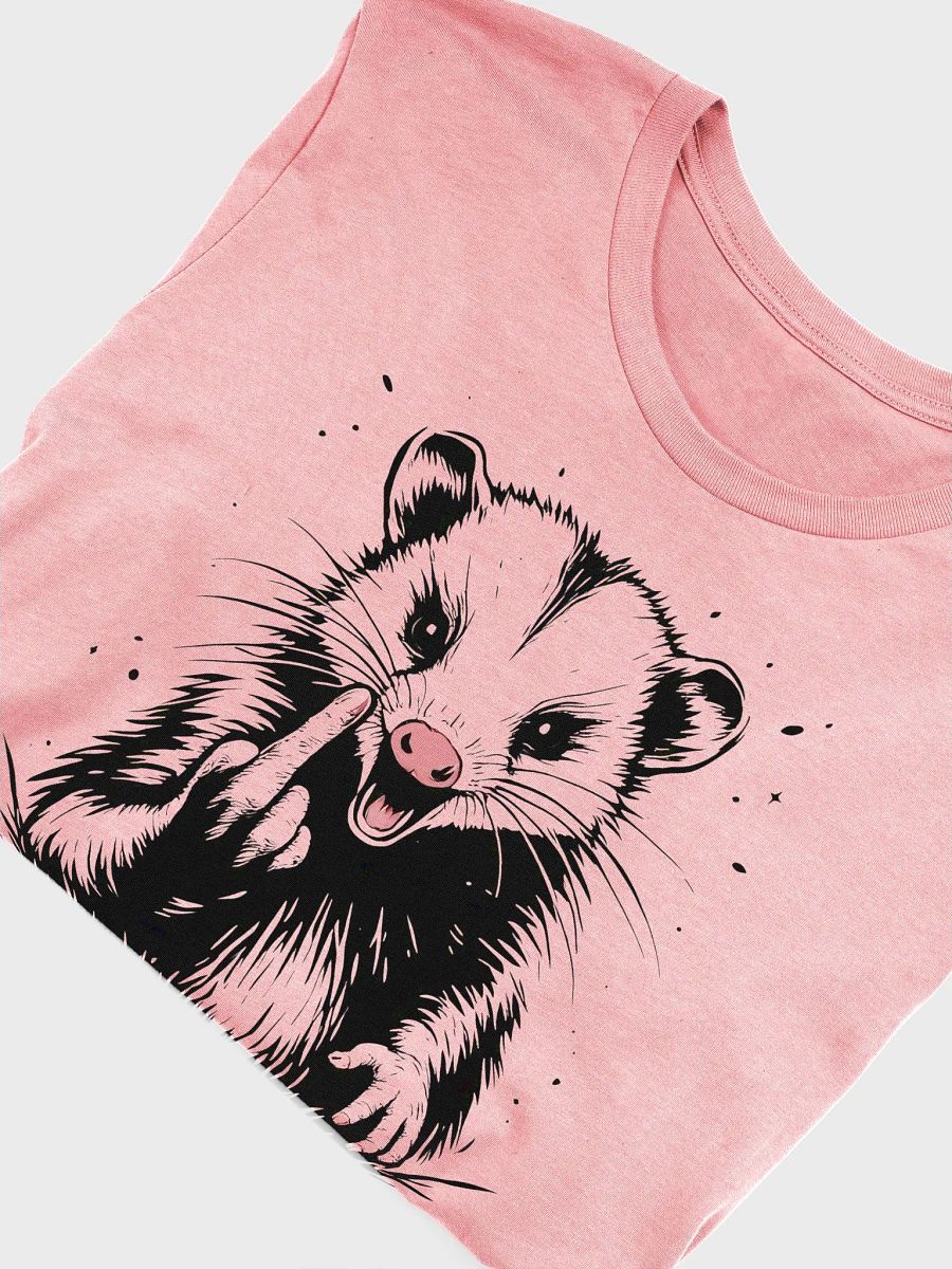 Resist Fight Fascism Angry Opossum Middle Finger Anti Trump Anti Maga Anti Musk Pro Liberal T Shirt product image (46)