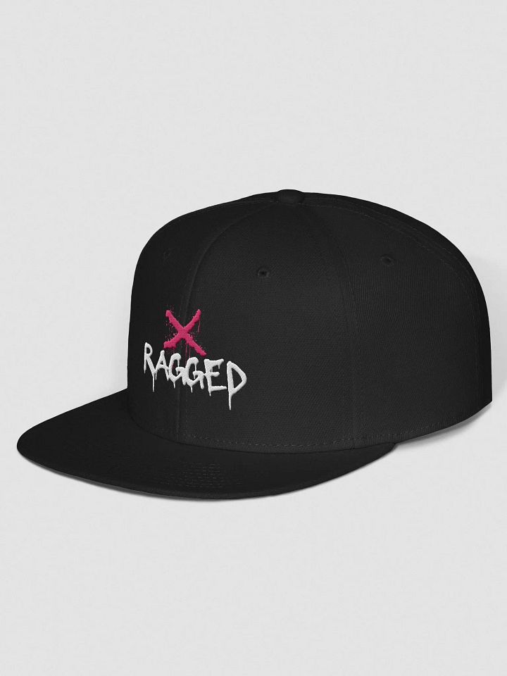 Ragged X Pink, Black Snapback product image (2)