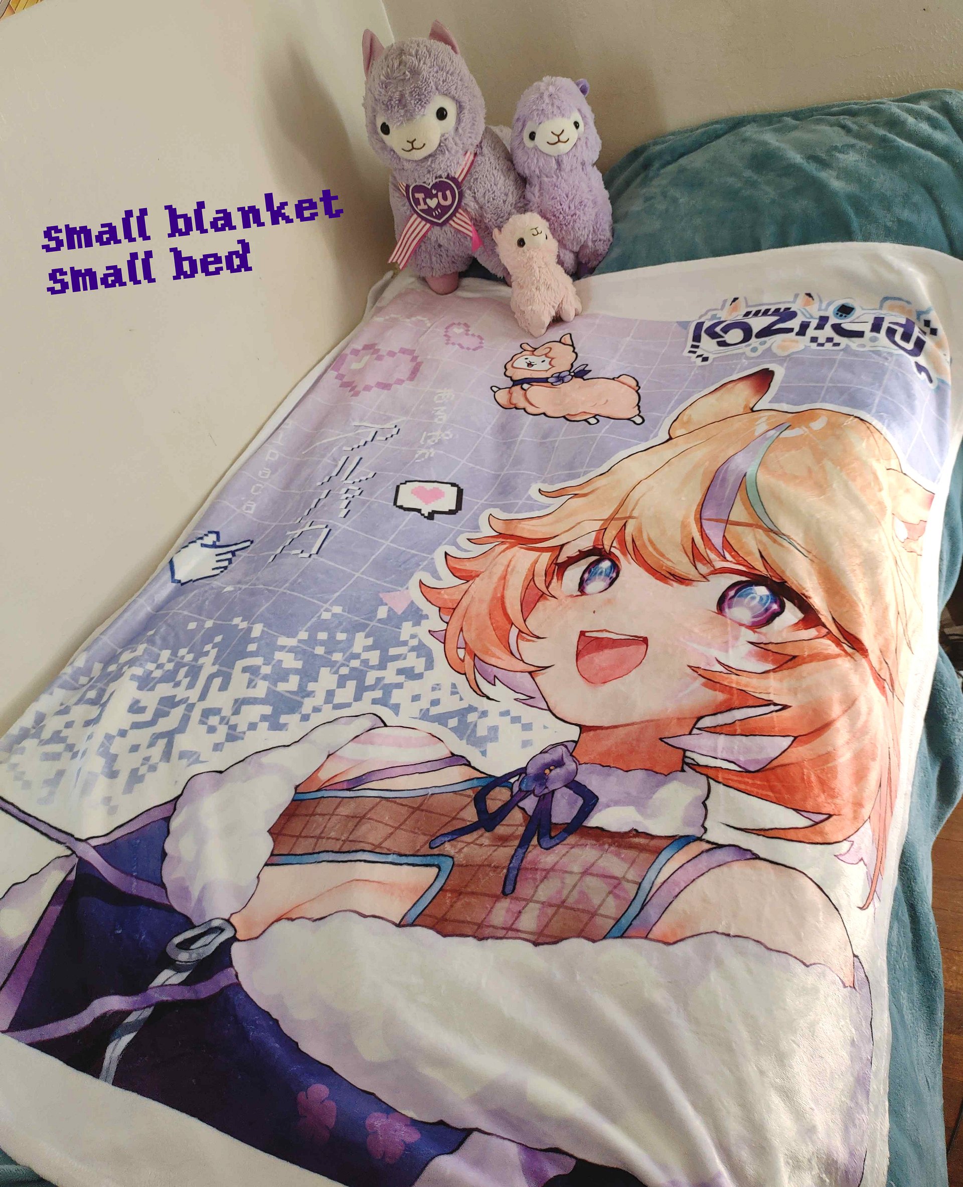 Kozii Alpaca VTuber Throw Blanket product image (7)