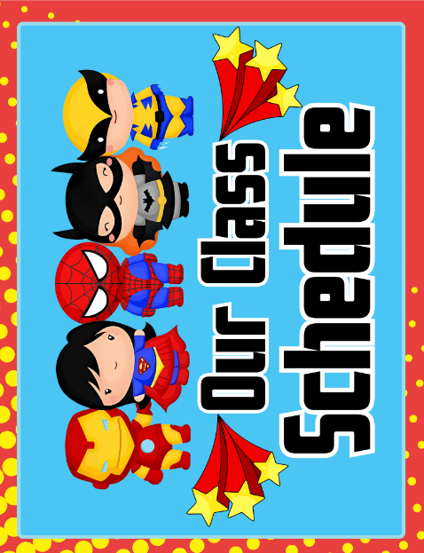Super Hero Back to School Bundle product image (3)