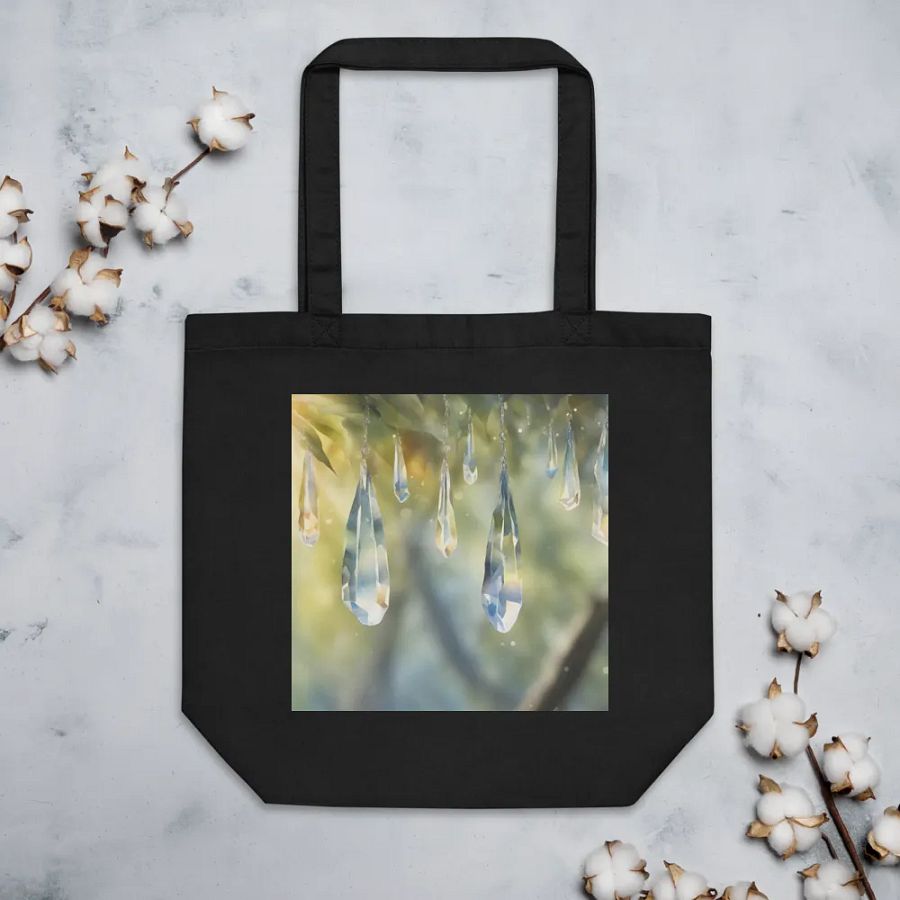 Crystal Clear, Organic Cotton Twill Tote Bag product image (2)