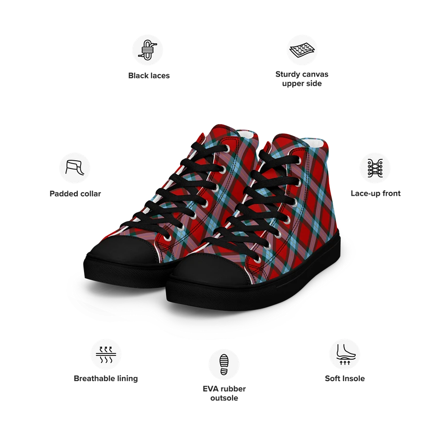 MacLaine Tartan Men's High Top Shoes product image (20)