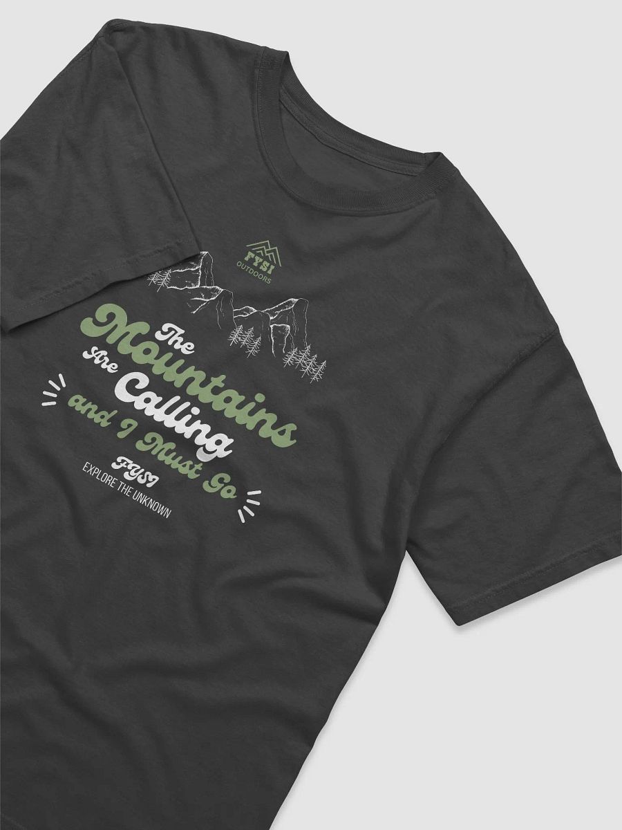 Mountains are Calling Organic Cotton Garment-Dyed T-Shirt product image (3)
