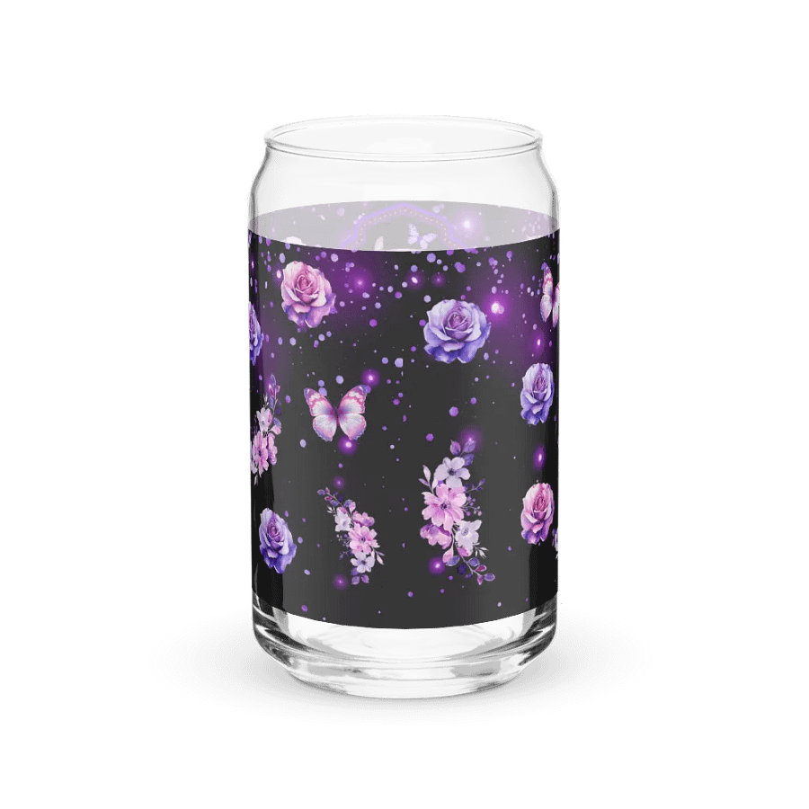 Gothic Rose Purple Skull Glass product image (3)