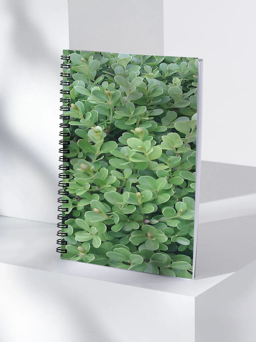 "Green Leaf" Spiral Notebook product image (4)