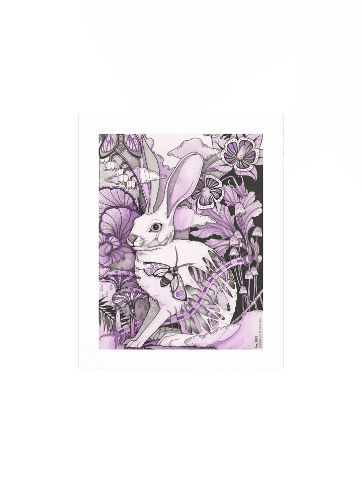 Wild Rabbit - Original Art Print product image (2)