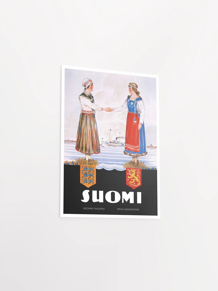 Estonia poster: Suomi. Finland - Estonia, 1920 — retro vintage travel poster, retro travel art, retro travel wall art product image (8)