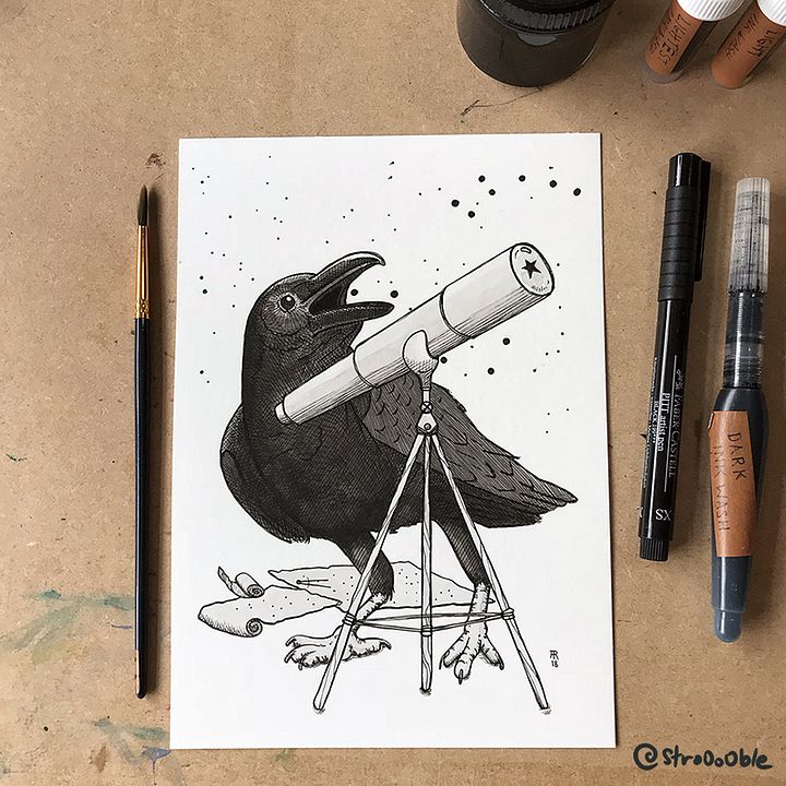 original painting : star (astronomer) product image (1)