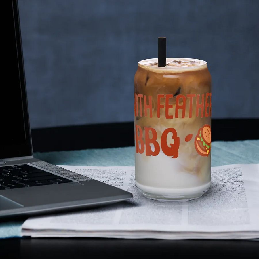 Fun with Feather BBQ Glass product image (3)