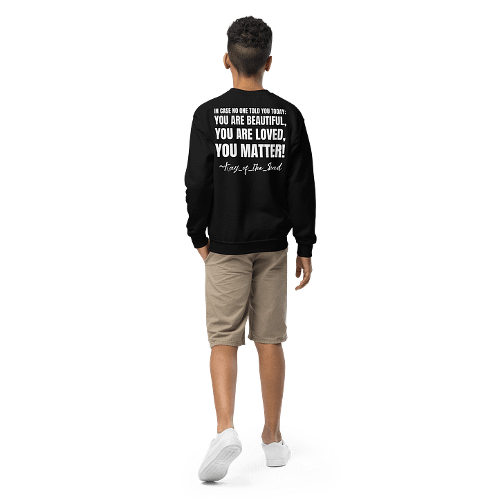 Oshi Mark Youth Crewneck product image (2)