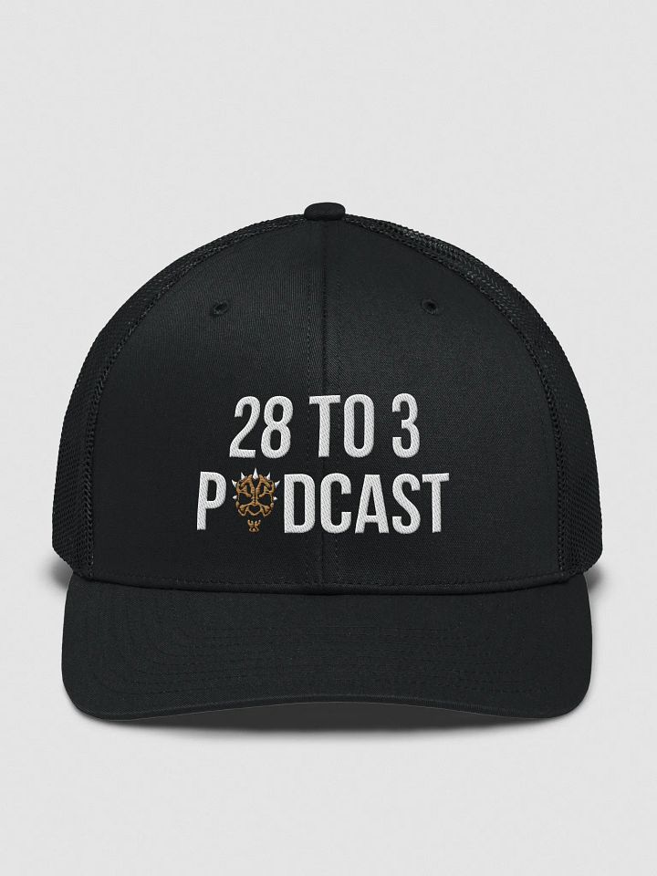 The 28 to 3 Podcast Trucker Hat product image (1)