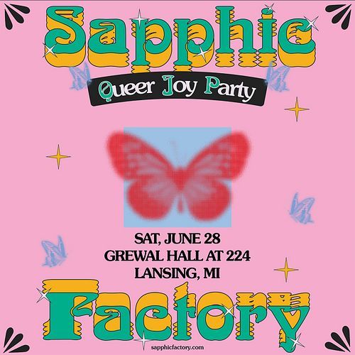 If you’re looking for somewhere to dance after Lansing pride, @grewalhall is throwing sapphic factory! 
Come have fun and dan...