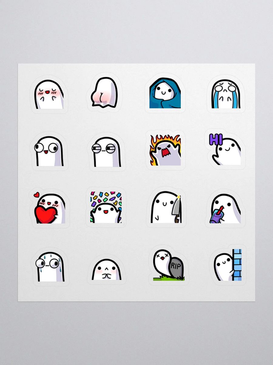 Ghosties Emote Stickers product image (1)