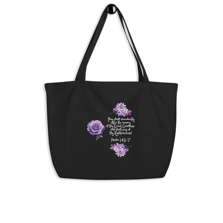 Psalm 145:7 Tote Bag! product image (1)