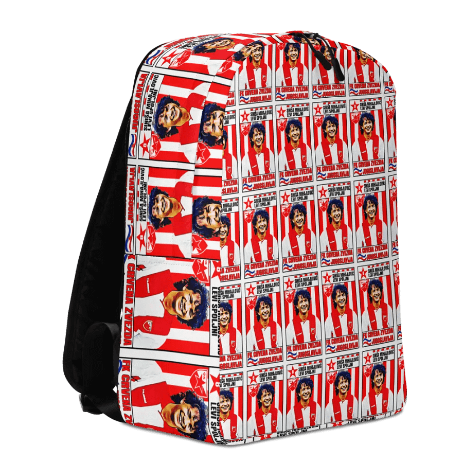 Siniša Mihajlović (FK Crvena Zvezda) #2 All-Over Print Minimalist Backpack product image (7)