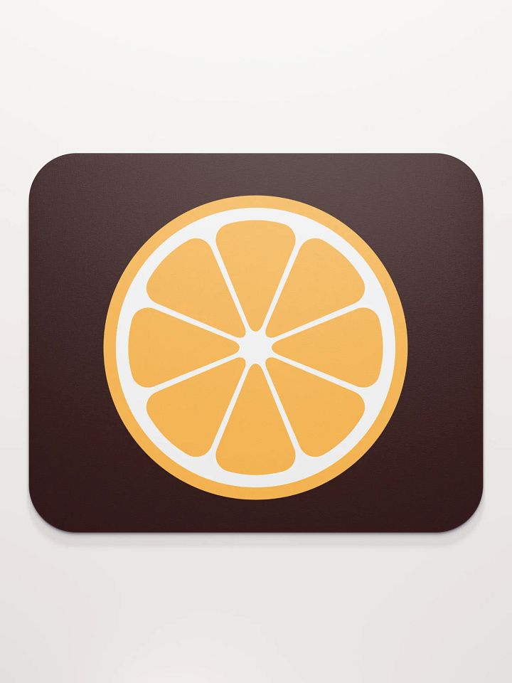 MIKAN Mouse Pad (Orange × Black) product image (2)