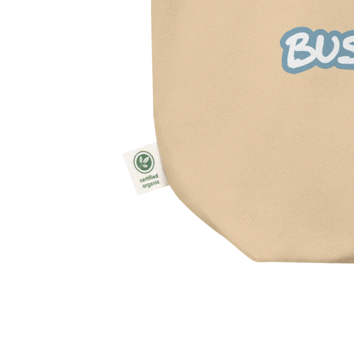BUSY-BRAINED (lined design, #709AAF) tote bag product image (5)