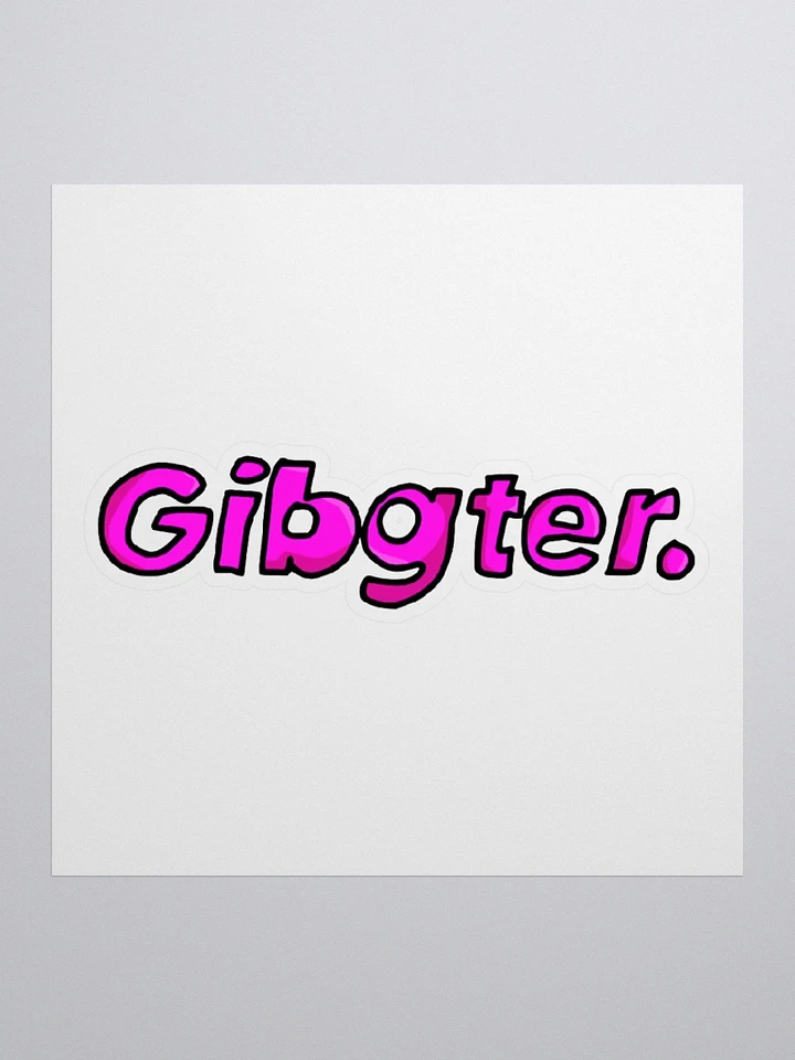 Gibgter Sticker (NEW Logo) product image (2)