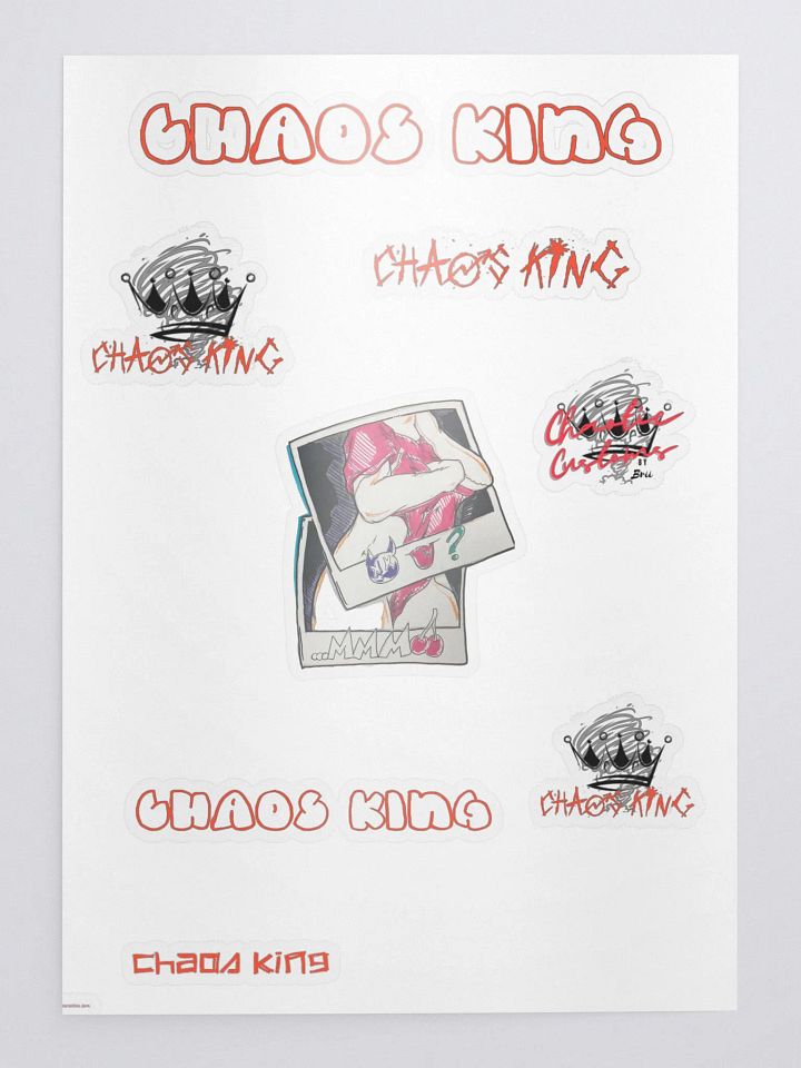 Chaos King Stickers product image (1)