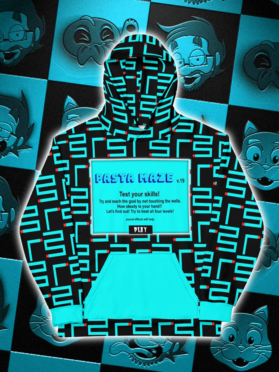 TobyPasta "The Maze" All-Over Hoodie product image (1)