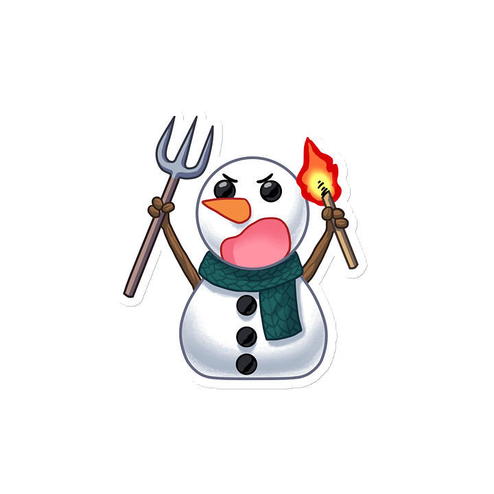 Riot Snowman Magnet product image (2)