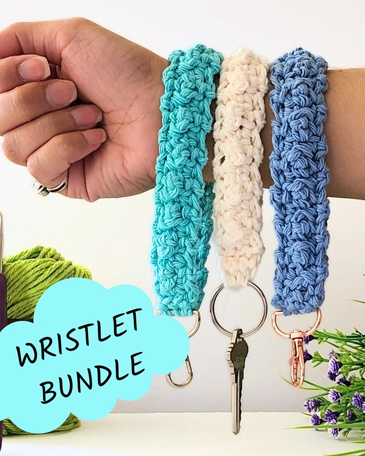 Cobblestone Wristlet Pattern Bundle - Easy To Follow Instructions for Over 8 Items! product image (1)