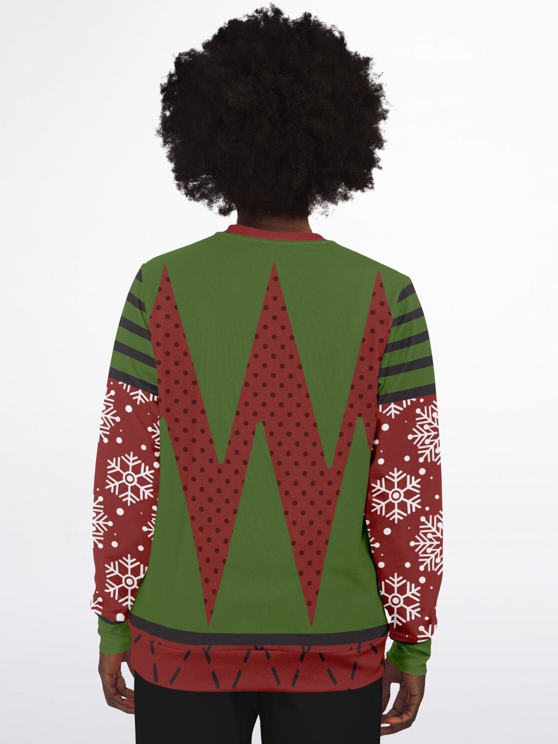 "Eat Me" Gingerbread Man Christmas Sweater | Funny Flirty Holiday Sweatshirt | Humorous Christmas Party Winter Outfit product image (6)