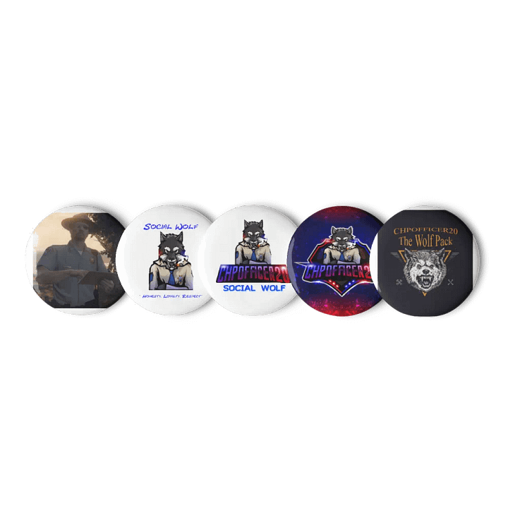 CHPOfficer20 Chic Pin Button Set product image (2)