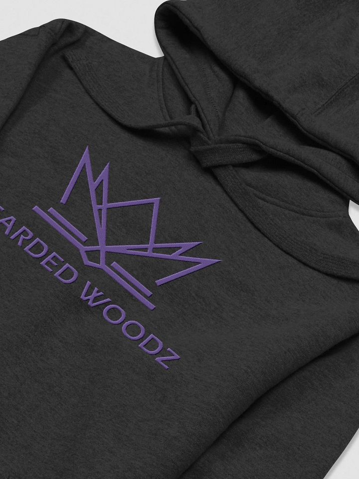Men's Bearded Woodz Hoodie (Purple Embroidery) product image (2)