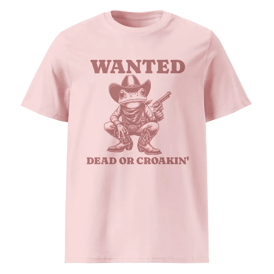 Wanted: Dead or Croakin' Cowboy Frog T-Shirt product image (3)