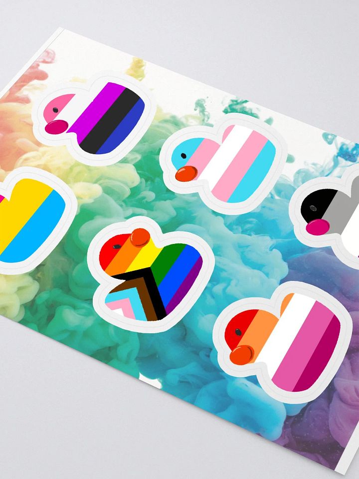 Pride Duck Stickers 3 product image (2)