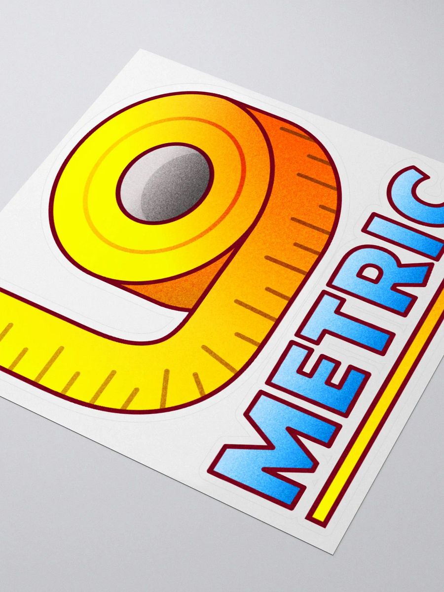 Metric Sticker product image (3)