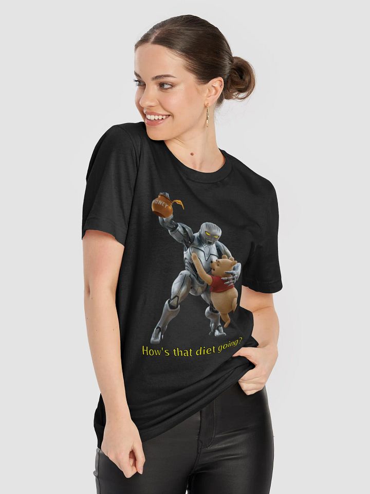Robot stopping Pooh bear from eating honey product image (2)