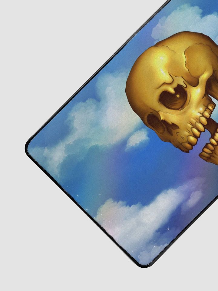 Golden Skull Desk Mat 12 x 22 product image (2)