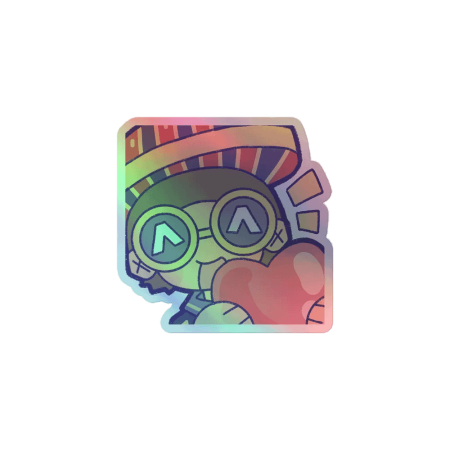 Holographic Sticker - :HatKid_Heart: product image (1)