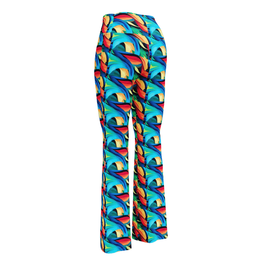 Rainbow Weave Yoga Pants product image (8)